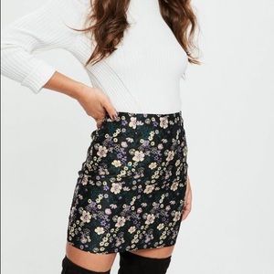 Missguided Floral Skirt